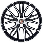 21-inch Exclusive Design sport wheels painted in Jet Black metallic