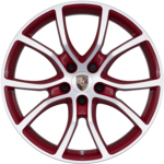 21-inch Cayenne Exclusive Design wheels painted in exterior colour