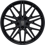 21-inch RS Spyder Design wheels painted in Black (silk gloss)