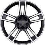 21-inch Cayenne Turbo wheels with wheel arch extensions in exterior colour