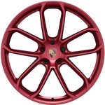 22-inch GT Design Wheels painted in Pyro Red