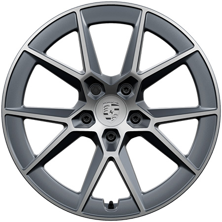 20-/21-inch Carrera S Wheels in Vanadium Grey Metallic (high-gloss)