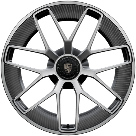 20-/21-inch 911 Turbo Exclusive Design Wheels with carbon blades