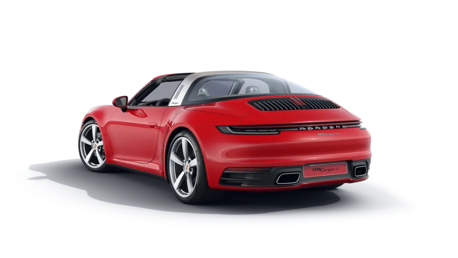 911 Targa 4 后视图