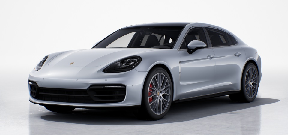 21-inch Panamera Exclusive Design sport wheels painted in Platinum Silver