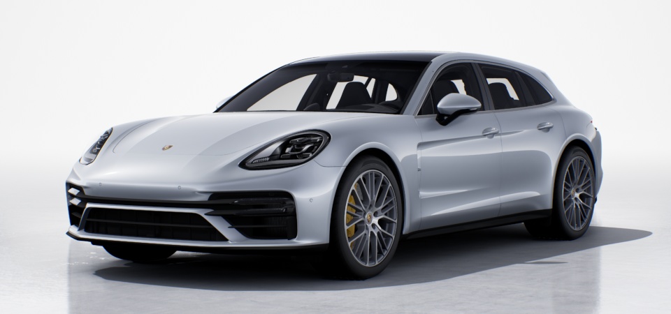 21-inch Panamera Exclusive Design sport wheels painted in Platinum Silver