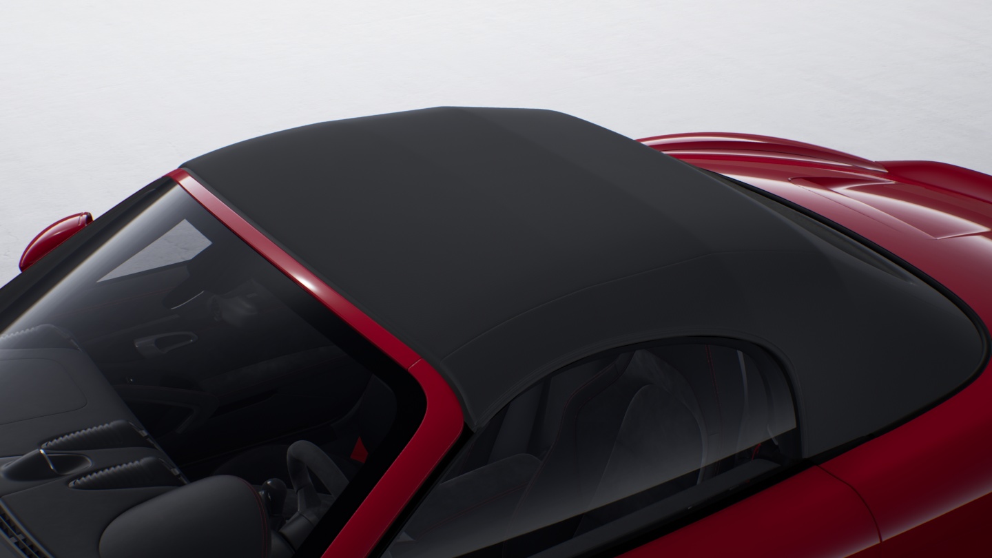 Convertible soft top, Black