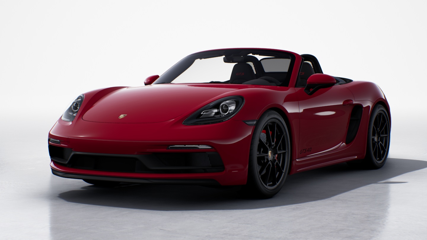 20-inch 718 Sport wheels painted in Satin Black