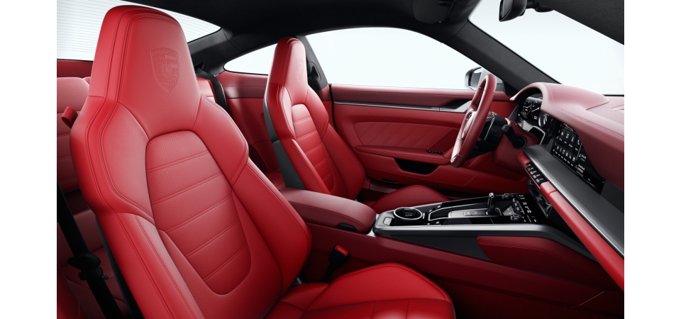 Leather Interior Exclusive Manufaktur (two-tone), Bordeaux Red and Choice of leather colour