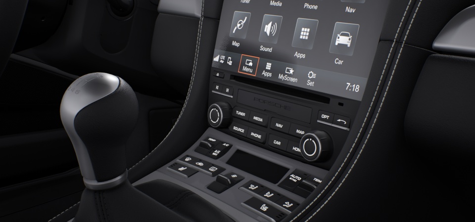 Climate control panel painted