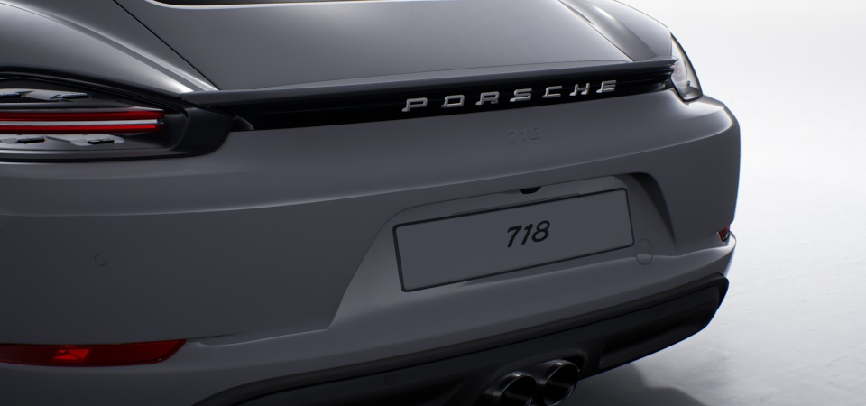 '718' logo painted in exterior colour