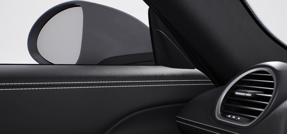 Door trim package leather