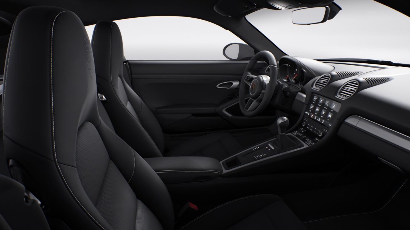 Standard Interior in Black with Leather Package