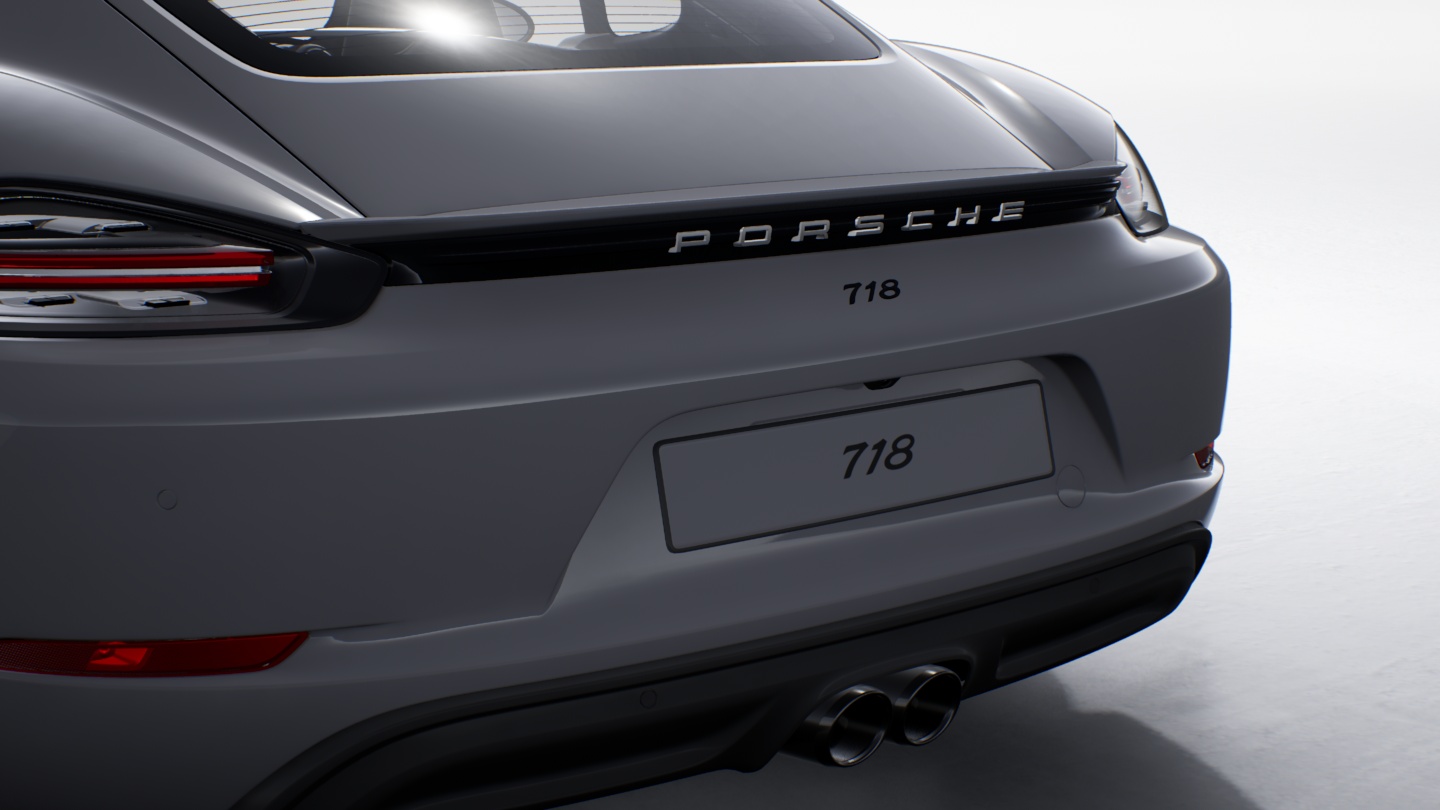 '718' logo painted in Black (high-gloss)