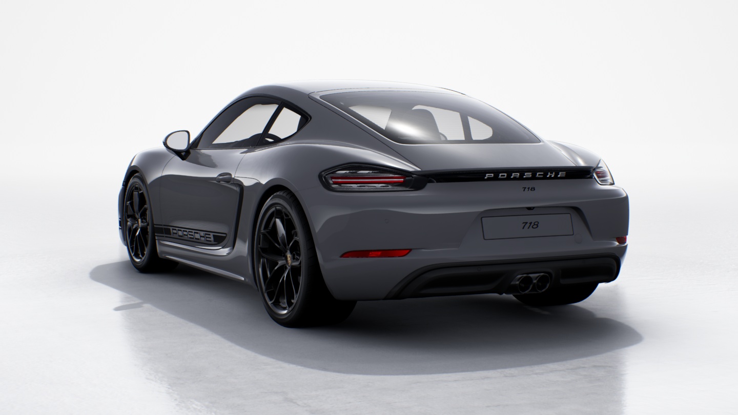 '718' logo painted in Black (high-gloss)