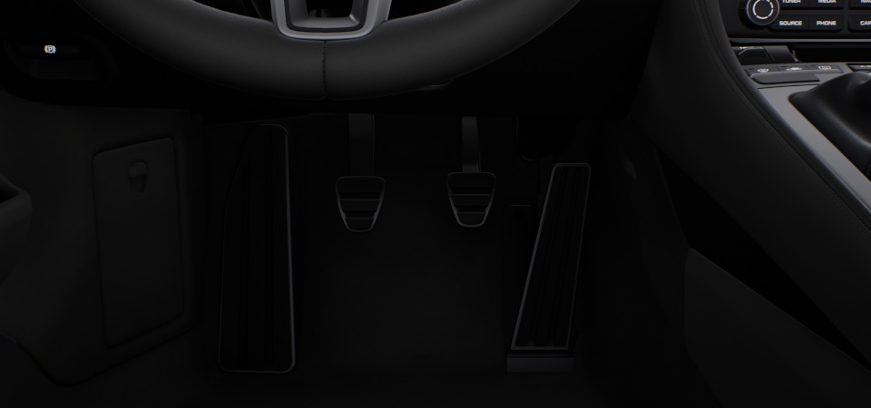 Fuse box covers leather with coloured decorative stitching