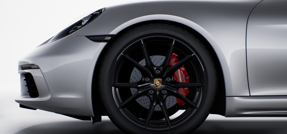 Wheels painted in Jet Black Metallic
