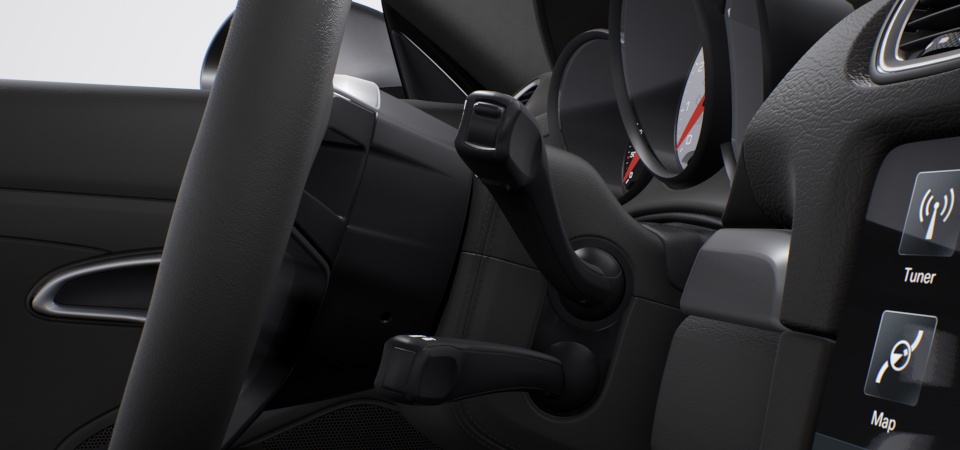 Steering column casing leather