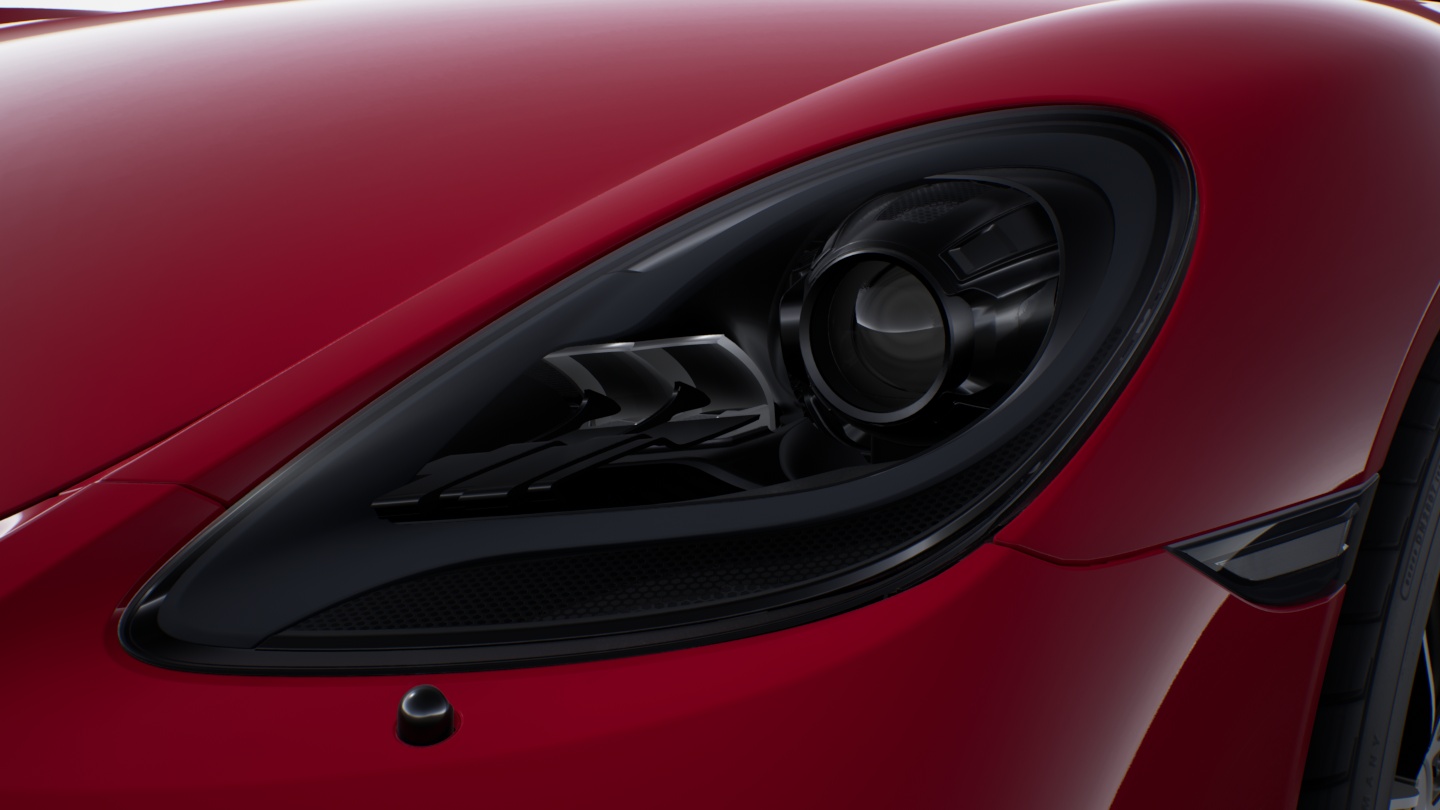 Bi-Xenon™ Headlights in Black with Porsche Dynamic Light System (PDLS)