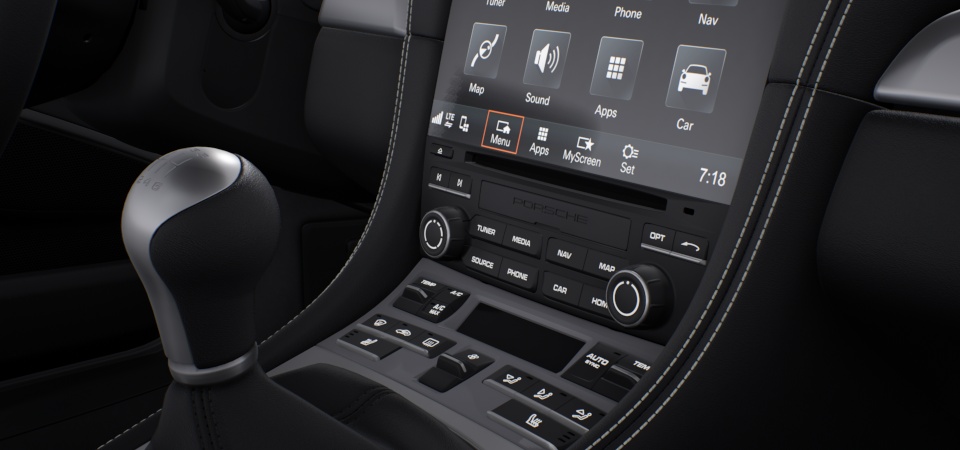Climate control panel painted