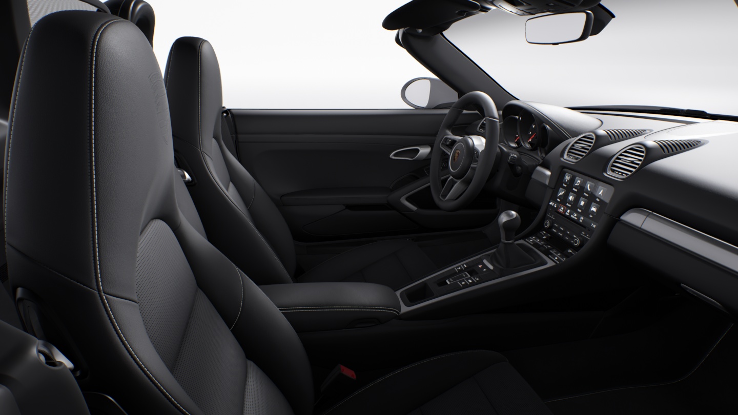 Standard Interior in Black with Leather Package