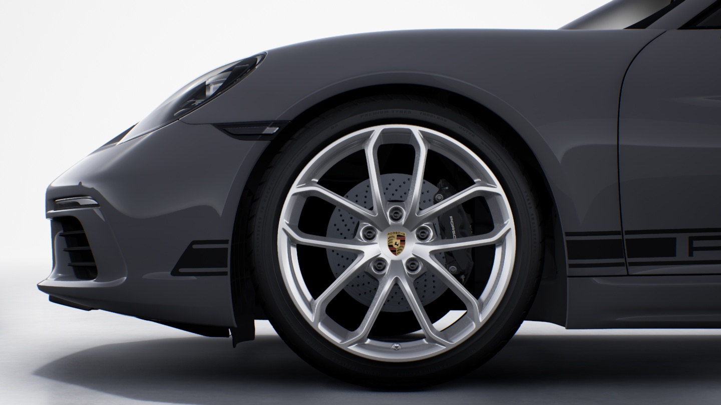 Wheels painted in Silver colour