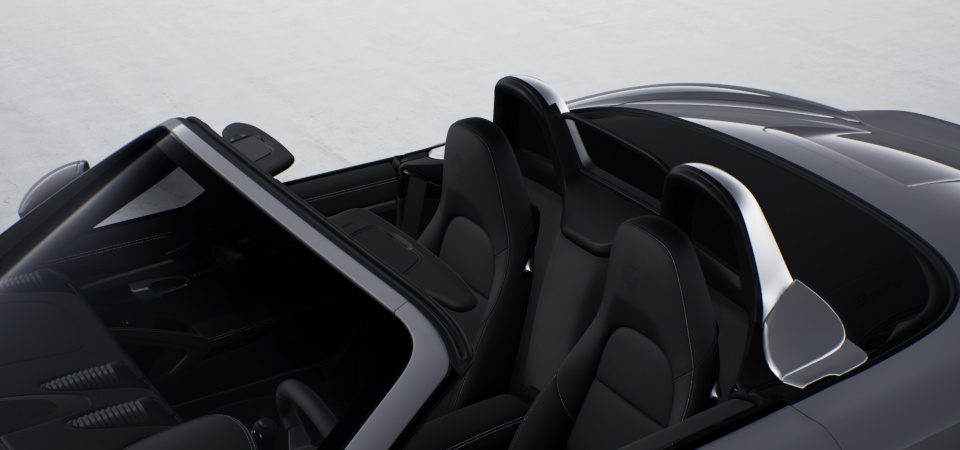 Roll-over bars with Aluminium Look paint finish