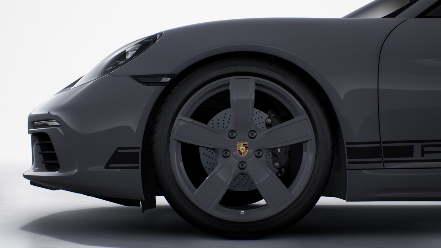 Wheels painted in exterior colour
