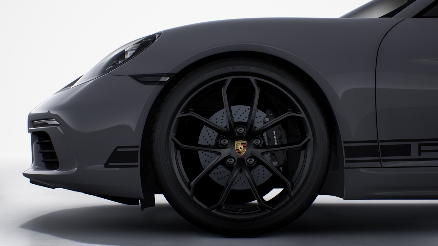 Wheels painted in Satin Black