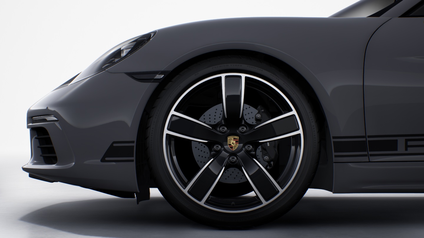 Wheels painted in Jet Black Metallic