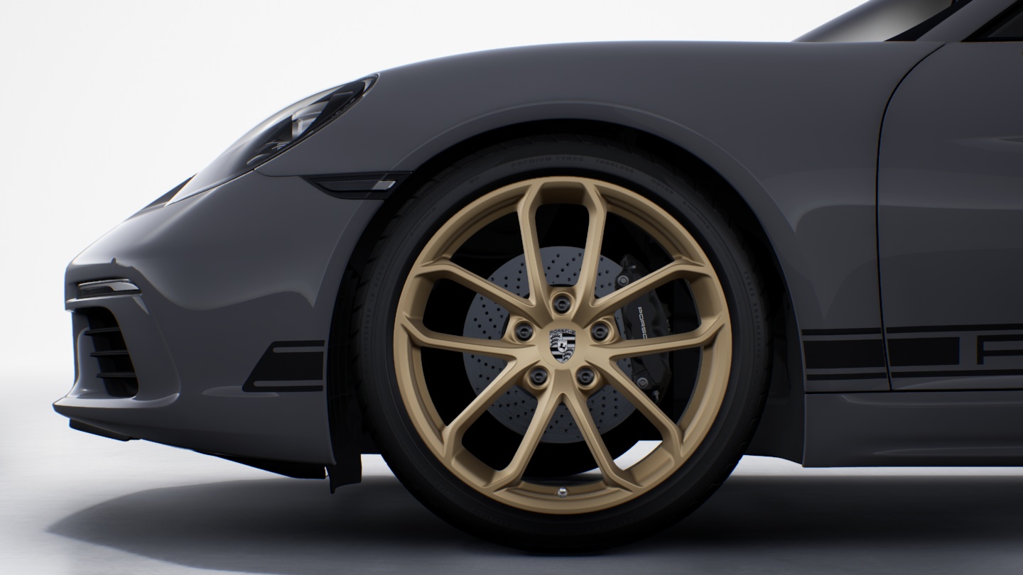 Wheels painted in Satin Aurum