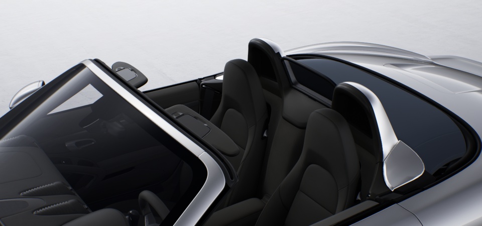 Roll-over bars with Aluminium Look paint finish