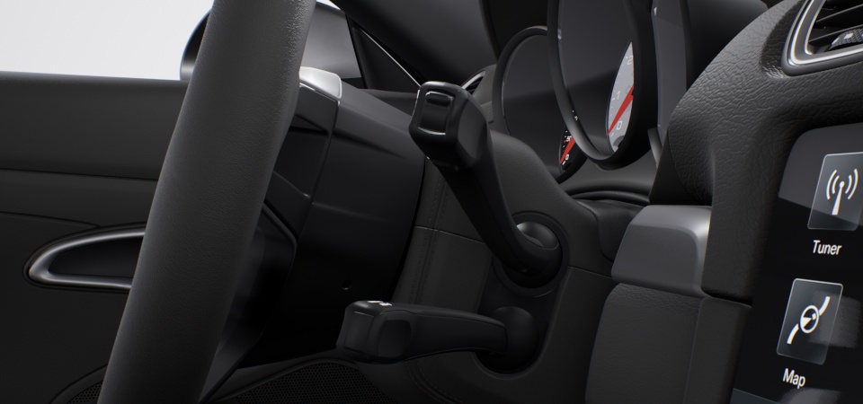 Steering column casing leather