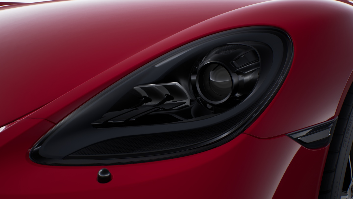 Bi-Xenon™ Headlights in Black with Porsche Dynamic Light System (PDLS)
