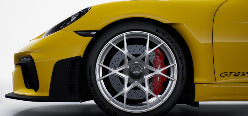 Wheels painted in Silver colour