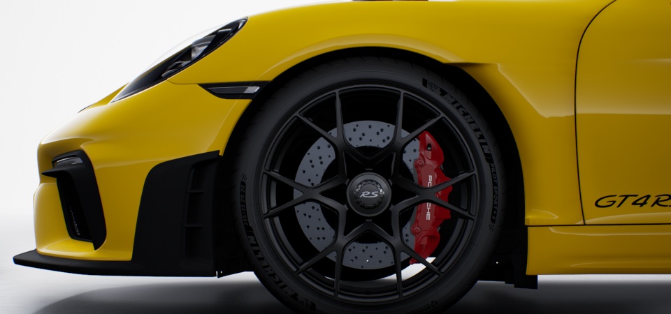 Wheels painted in Satin Black