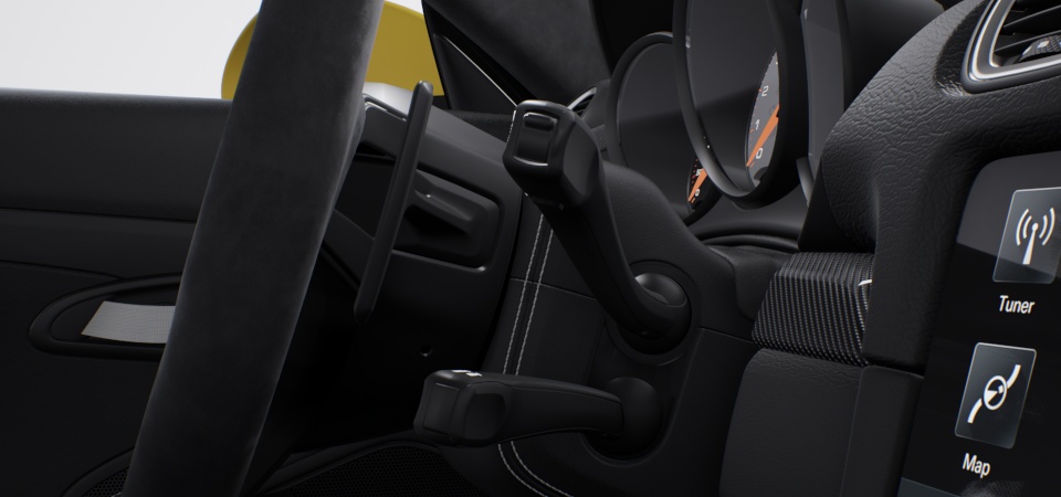 Steering column casing leather