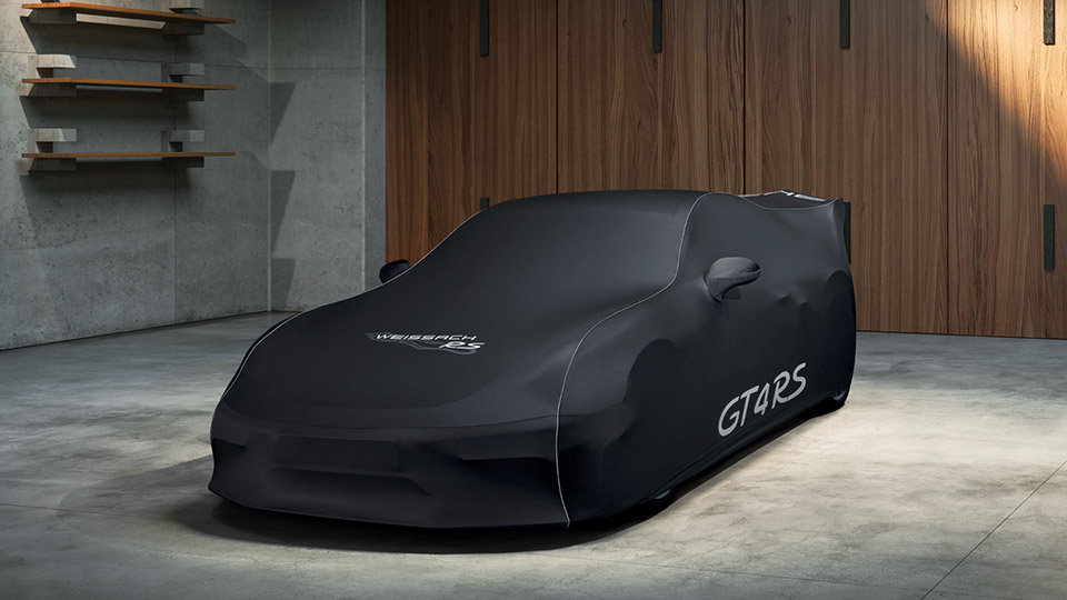 Indoor car cover 718 Cayman GT4 RS Design