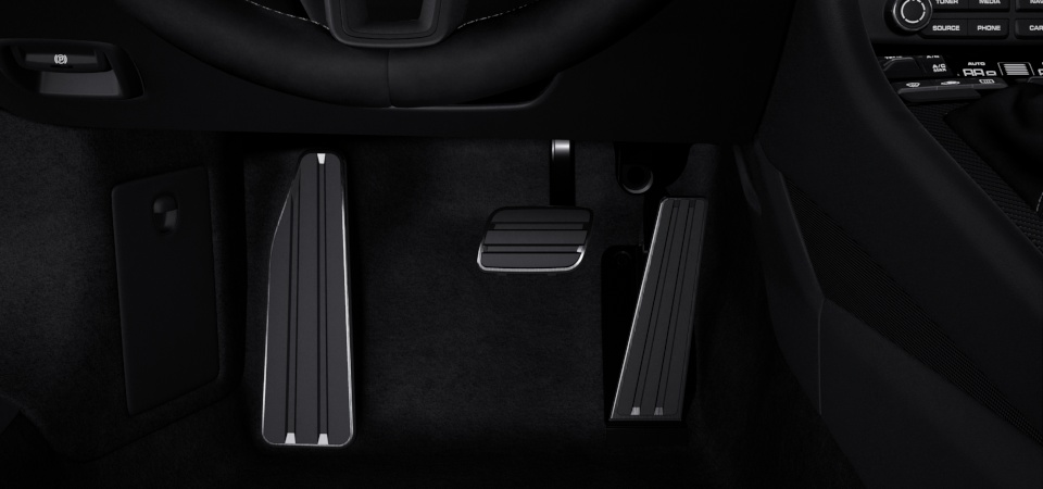 Fuse box covers leather with coloured decorative stitching