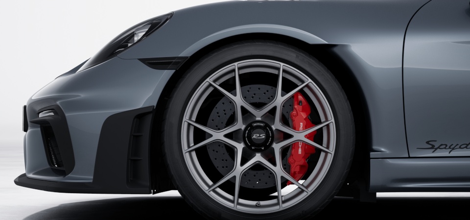 Wheels painted in Satin Aluminium