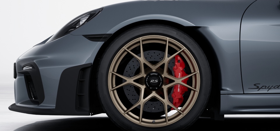 Wheels painted in Satin Neodyme