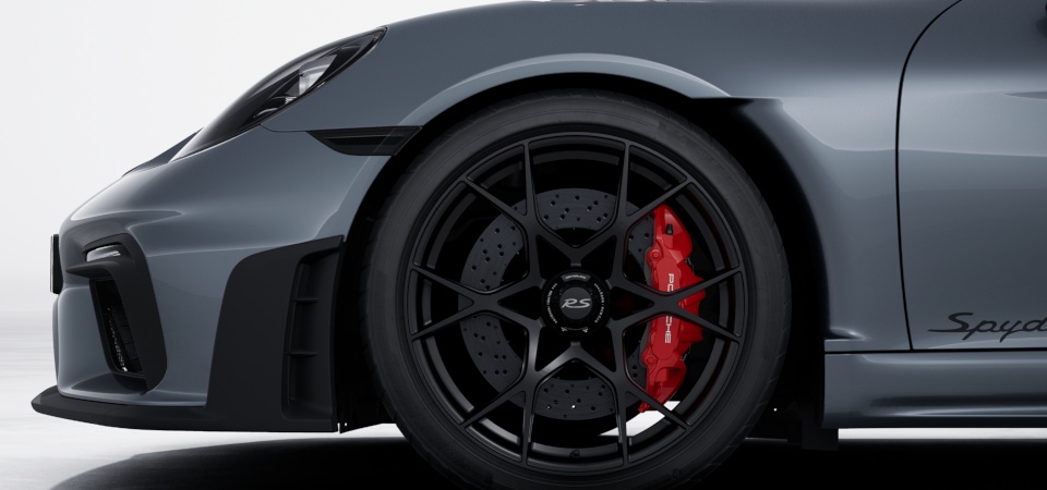 Wheels painted in Satin Black