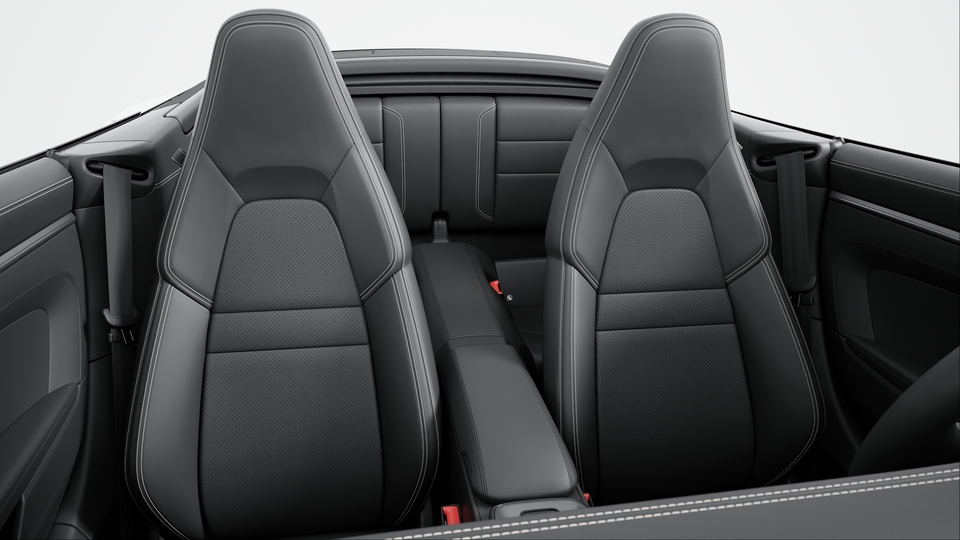 Leather interior, Black (stitching Crayon)