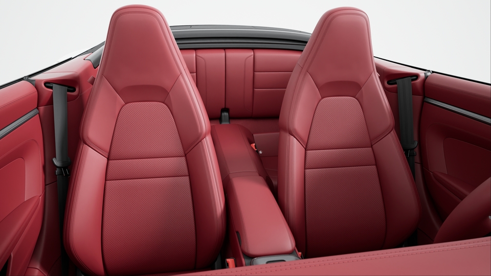 Leather interior, Bordeaux Red