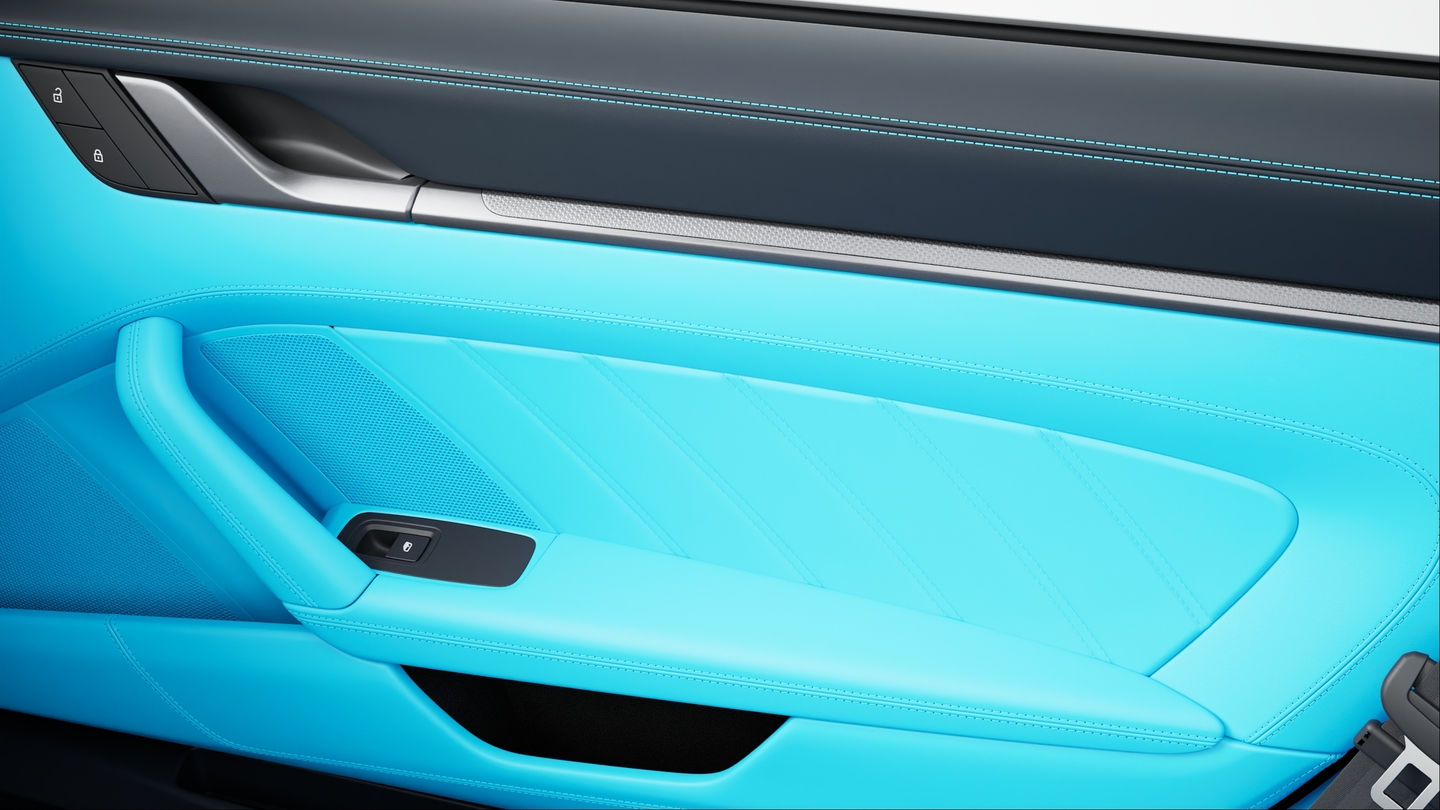 Leather Interior Exclusive Manufaktur (two-tone), Dark Night Blue and Choice of leather colour