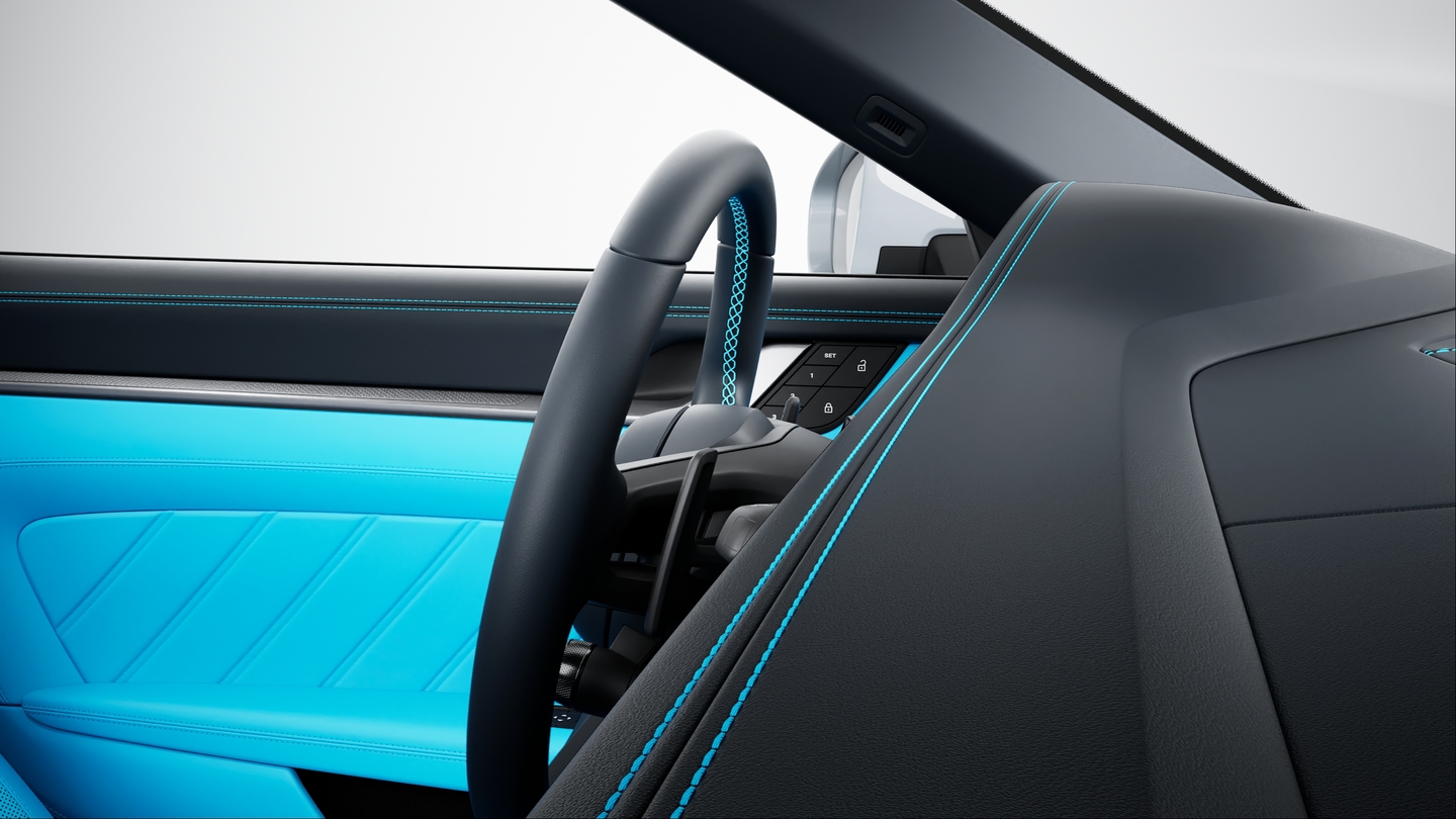 Leather Interior Exclusive Manufaktur (two-tone), Dark Night Blue and Choice of leather colour