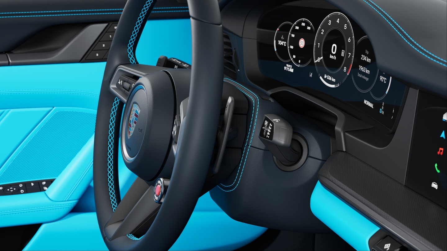 Leather Interior Exclusive Manufaktur (two-tone), Dark Night Blue and Choice of leather colour