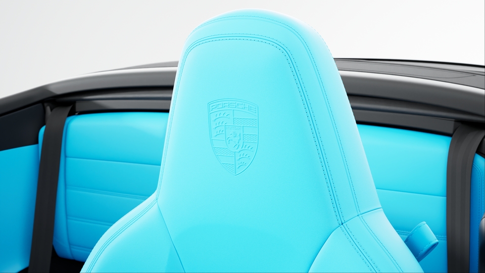 Leather Interior Exclusive Manufaktur (two-tone), Dark Night Blue and Choice of leather colour