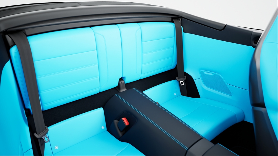 Leather Interior Exclusive Manufaktur (two-tone), Dark Night Blue and Choice of leather colour