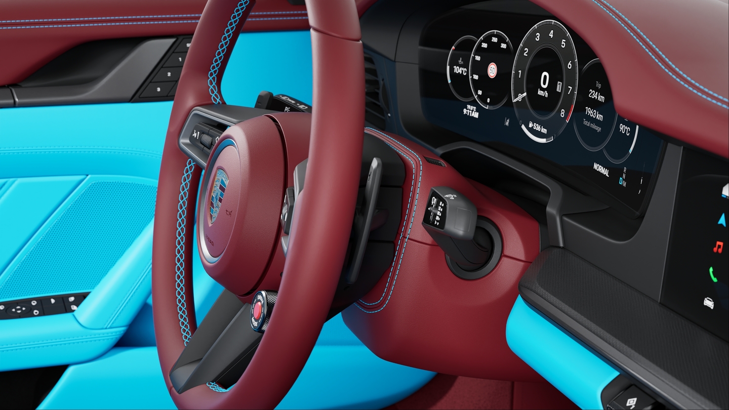 Leather Interior Exclusive Manufaktur (two-tone), Bordeaux Red and Choice of leather colour